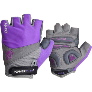 Велоперчатки женские PowerPlay 5277A XS Purple (5277A_XS_Purple) ТОП в Львове