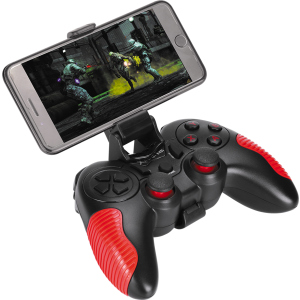 Бездротовий геймпад XTRIKE GP-45 Android/PS3/PC D-input &amp; X-input Black/Red (GP-45) в Львові
