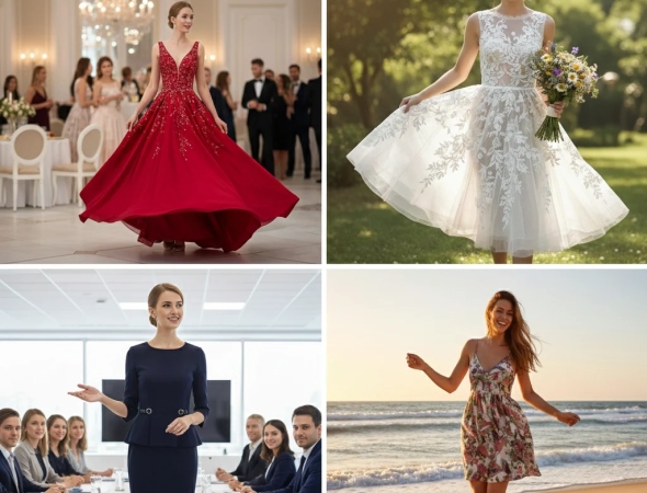 Подбор идеального платья на любое событие